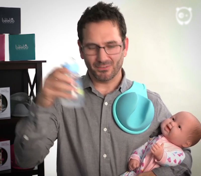 This Hands-Free Bottle Holder Will Make Every Parent's Life Easier