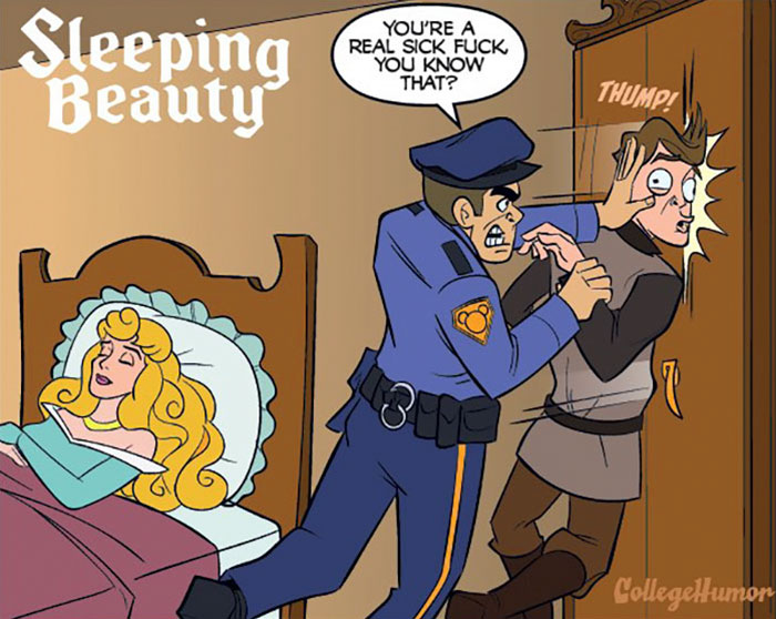 If Disney Movies Had Cops