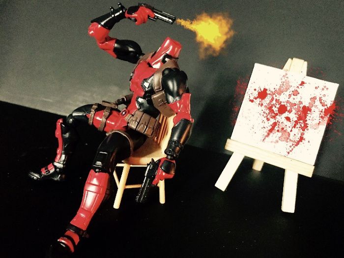 Painting With Deadpool