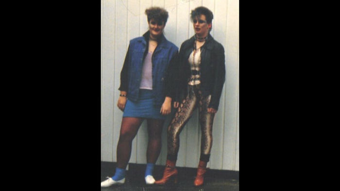 My Mum Nelli (right) Back In The 1980's