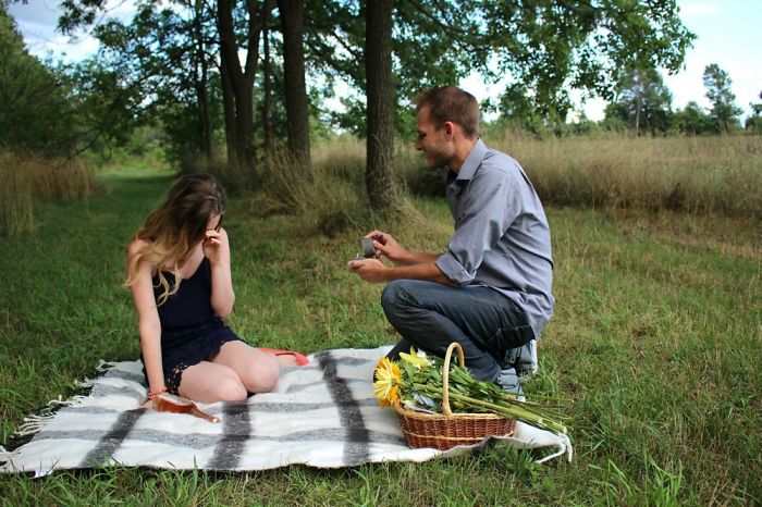 Anniversary Photoshoot Turned Surprise Proposal