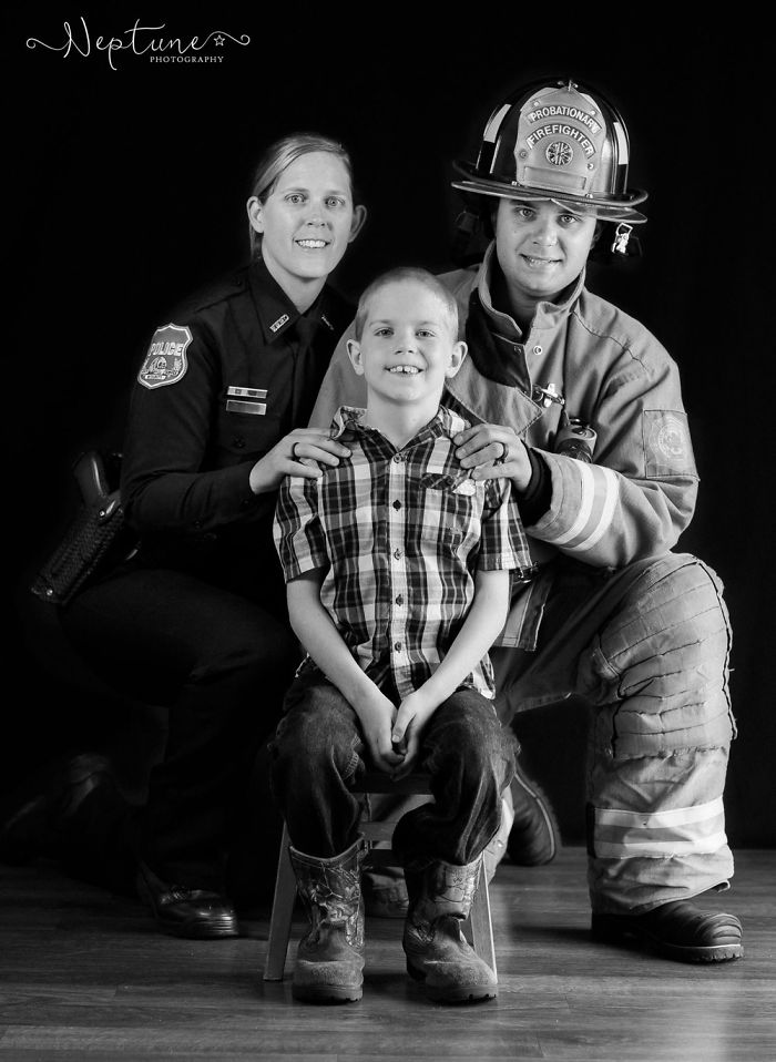 Blue Lives Matter: Images Of Officers And Their Family Members