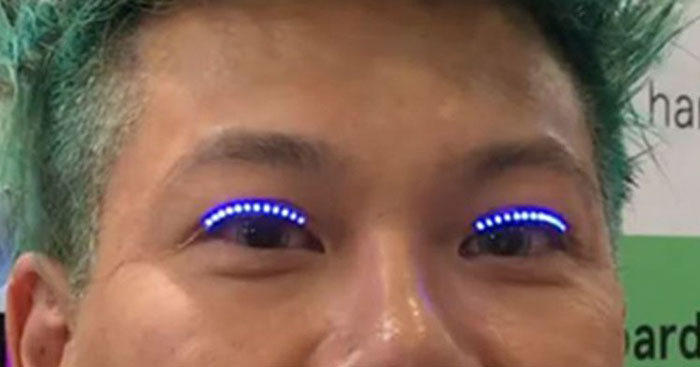 Colour-Changing LED Eyelashes Are Coming, And Here's What They Can Do