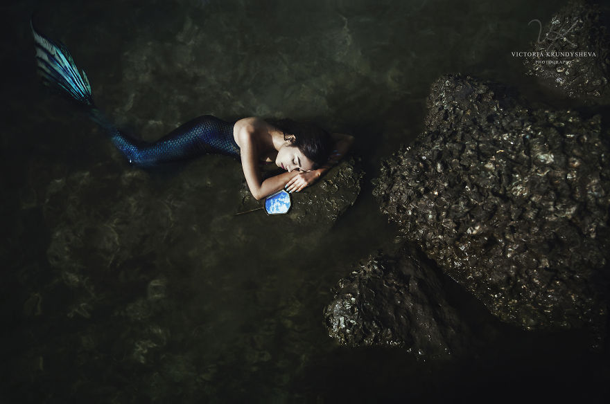I Photographed Disney's Little Mermaid To Address An Issue Of How Girl Children A Being Raised