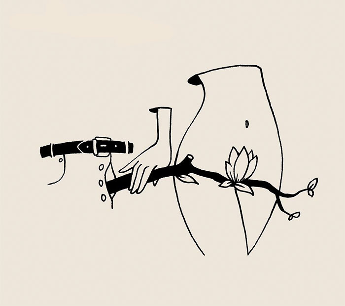 NSFW Illustrations By Anonymous Parisian Artist Show How Just Few Lines Can Make Your Imagination Go Wild