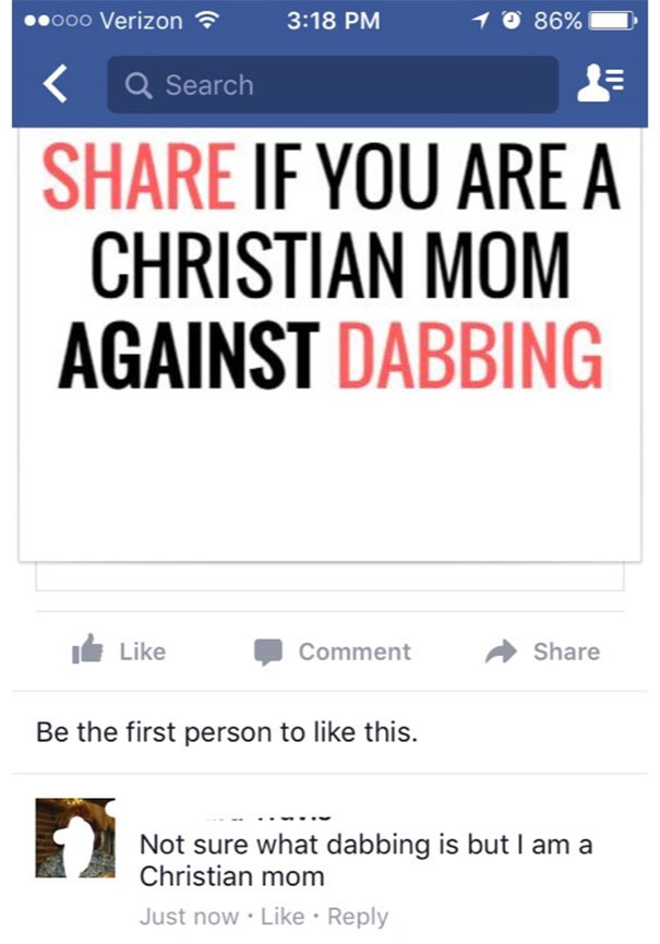 Christian Moms Against Dabbing