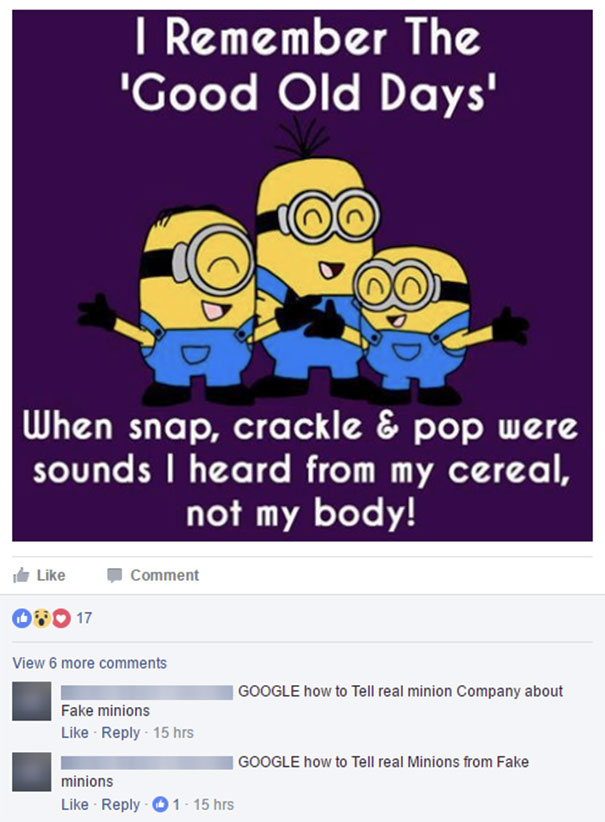 Grandma Is Not Having These Counterfeit Minions