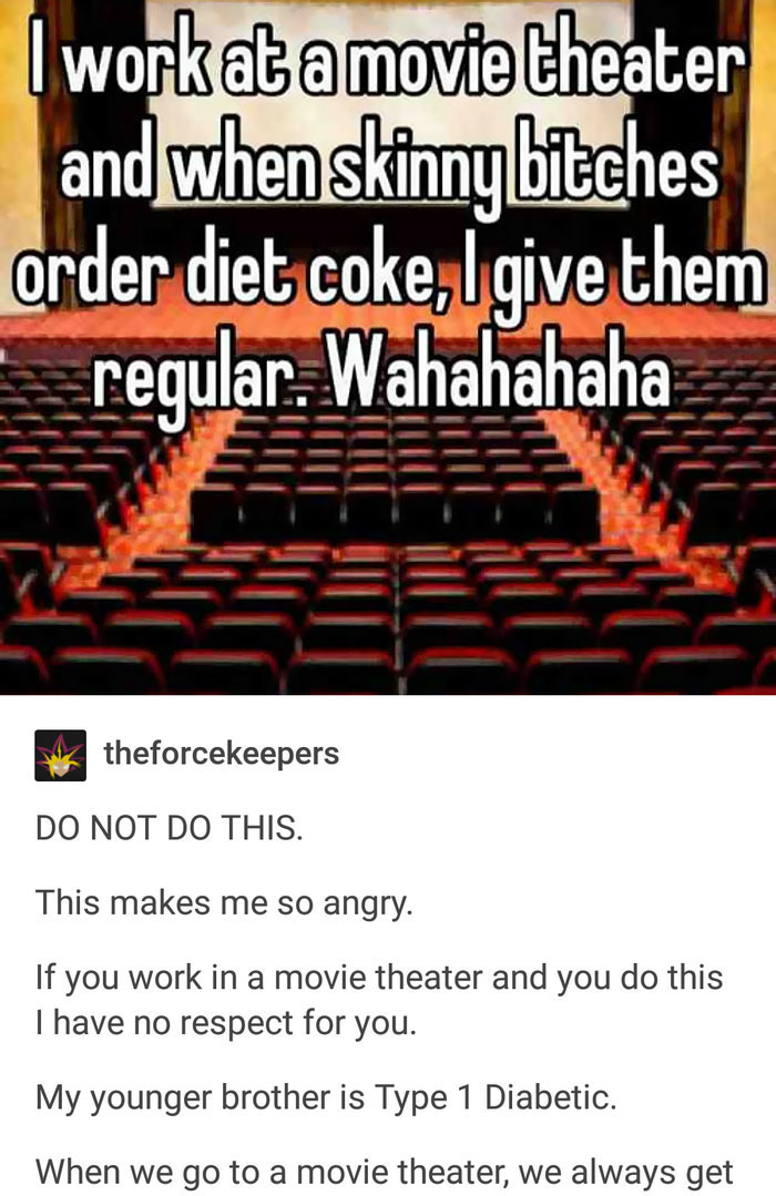 Movie Theater Employee Gives Regular Coke Instead Of Diet, And Here's How Internet Responds