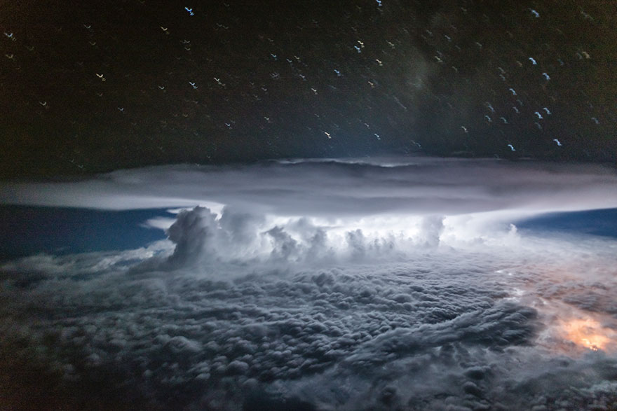 ‘Looking Like A Nuclear Explosion, This Great Cumulonimbus Is Discharging Its Power Over Colombian Rainforest’