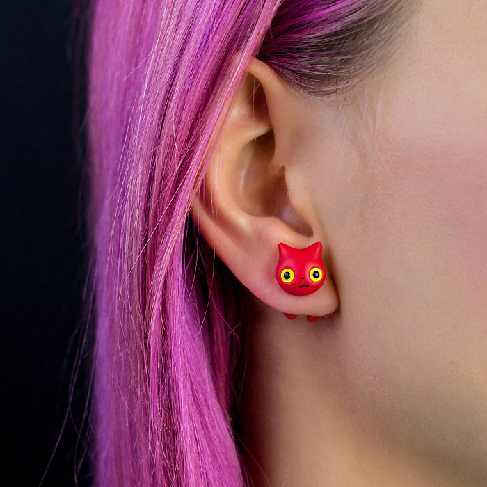 Marceline Cat Earring