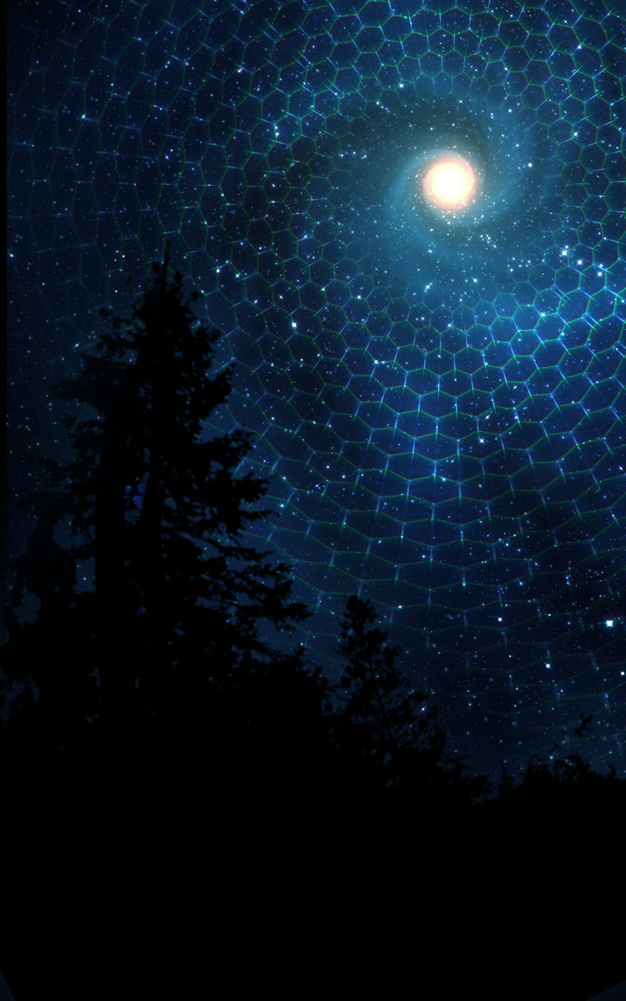 This Art Is A Recreation Of A Vision That I Had While Stargazing Out In The Rocky Mountains Of Colorado