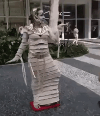 A Living Statue Gets Revenge For Getting Pushed