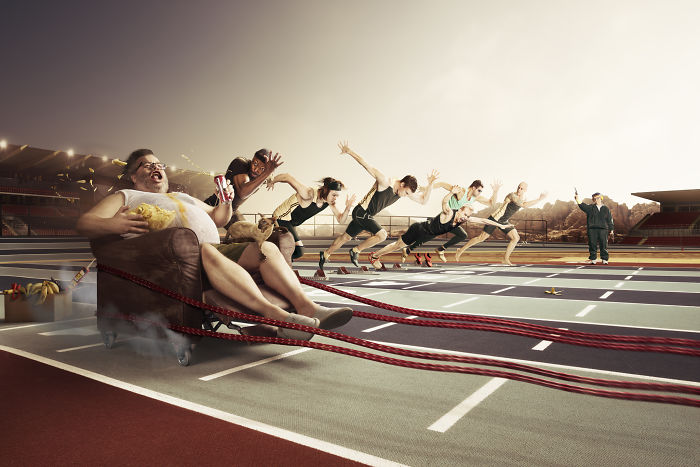 I Made A Social Satire Photo About Shortsightedness Called “Shortcut”