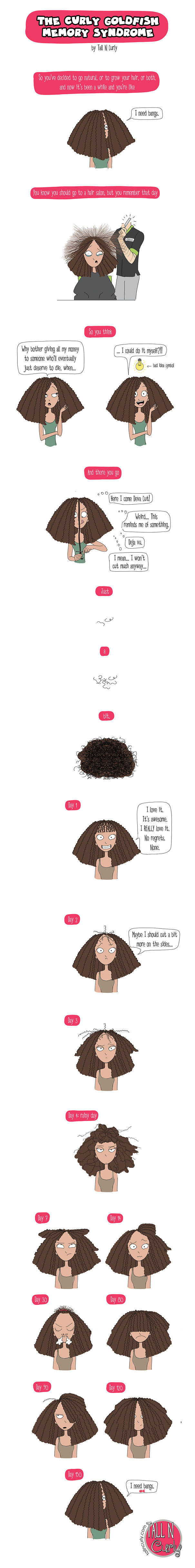 I Draw Comics About Being A Tall N Curly Girl