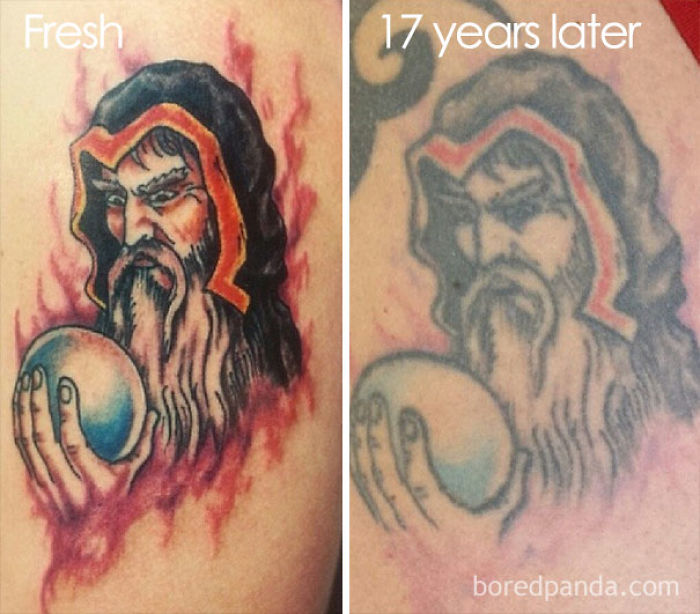 Aged Tattoo