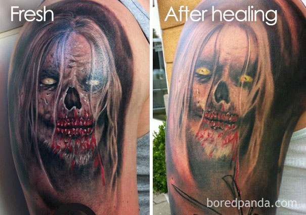 Detailed Tattoo After Healing