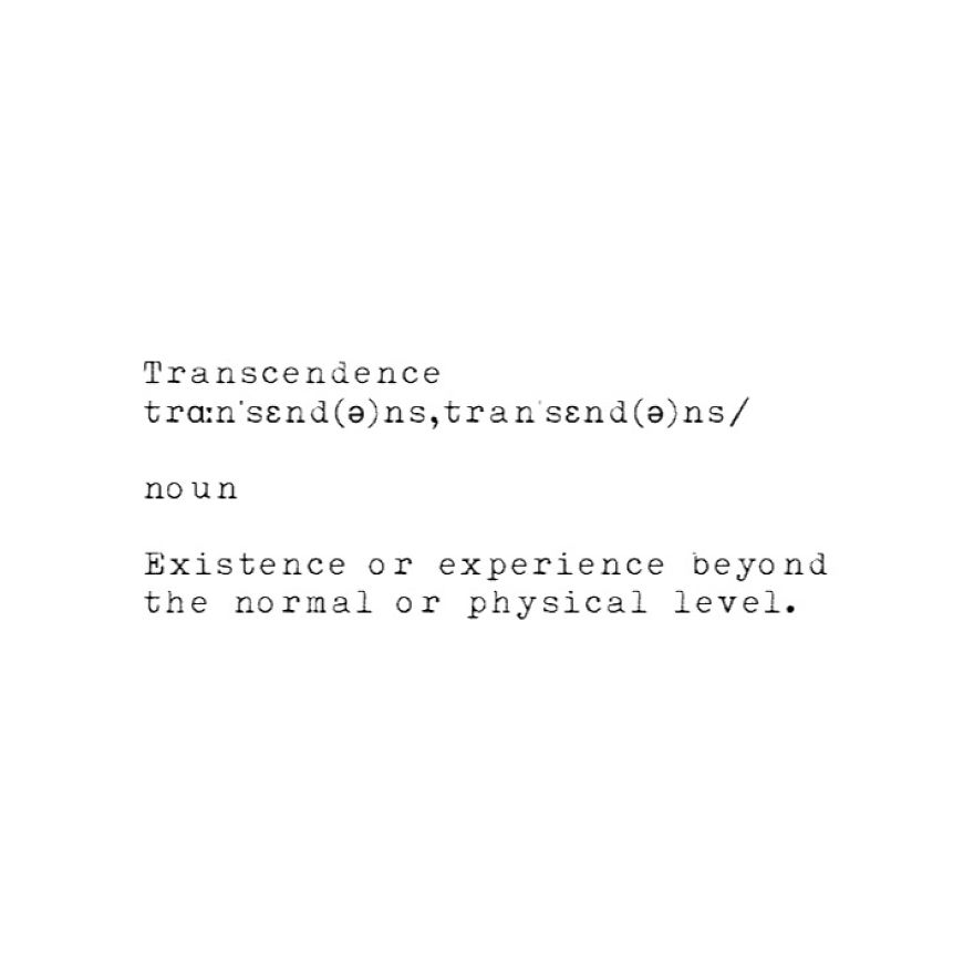 Transcendence - Photographs With Accompanying Poems.