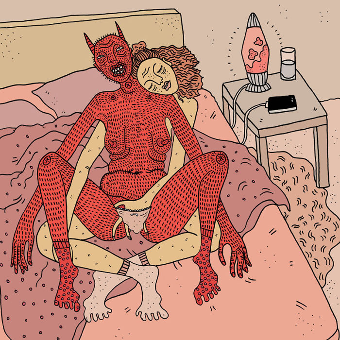 Girls-demons-illustrations-polly-nor