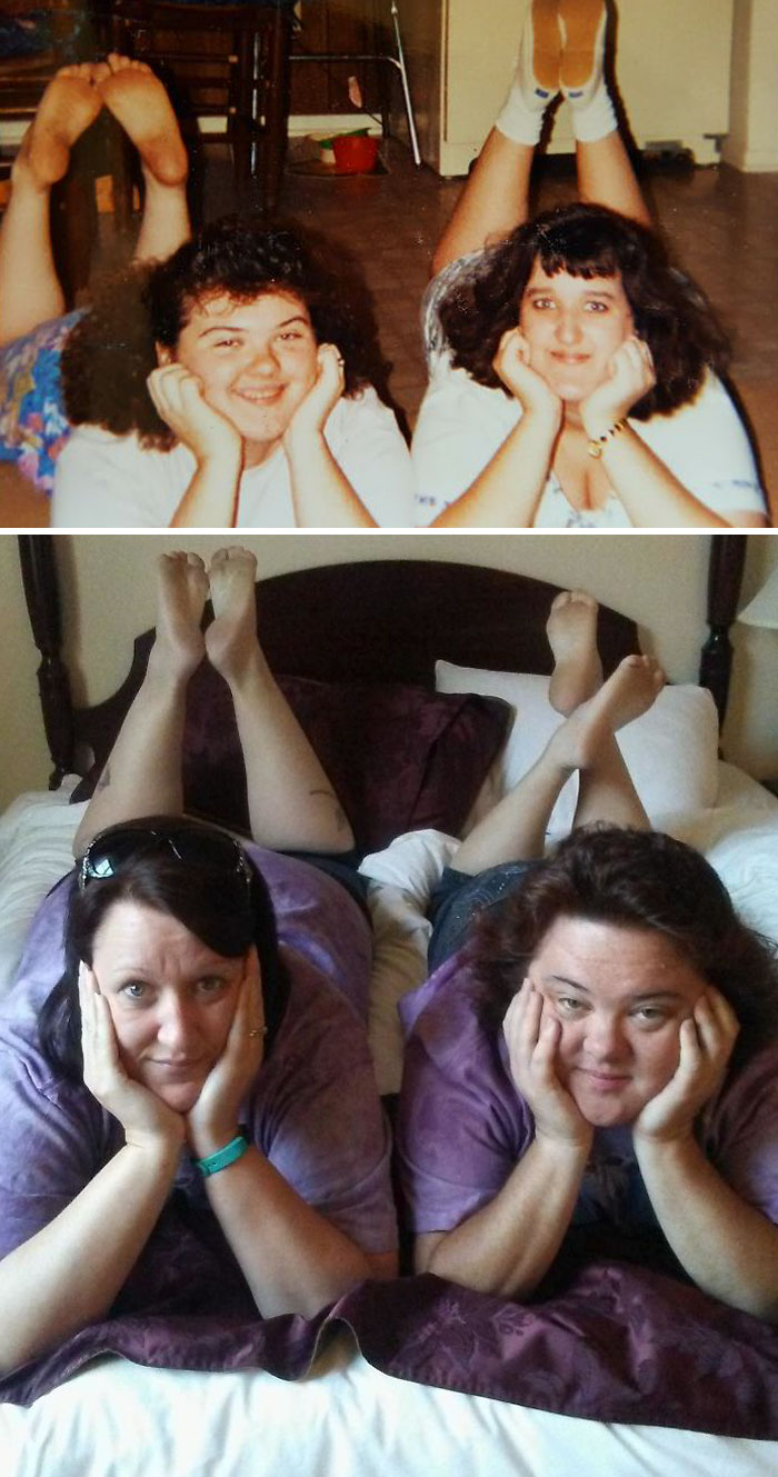 My Friend And I In 1990 And In 2017