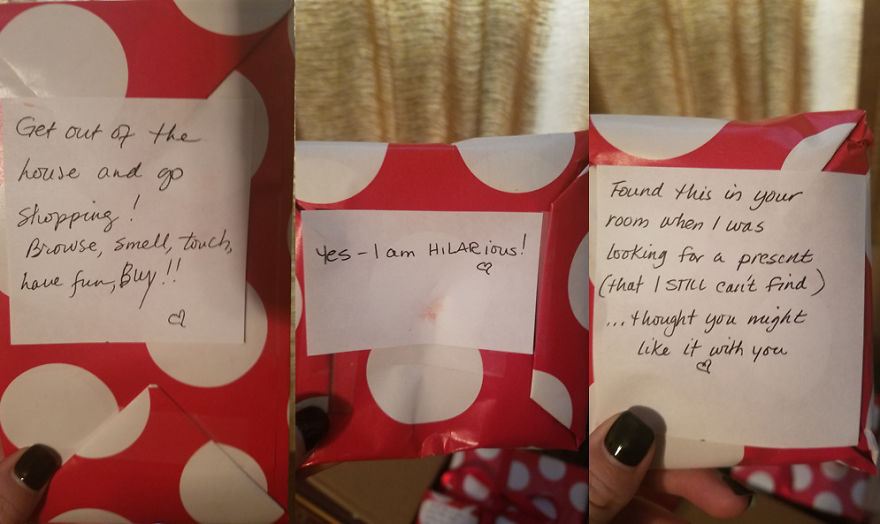 My Mom Writes Adorable Explanatory Notes On My Birthday Presents