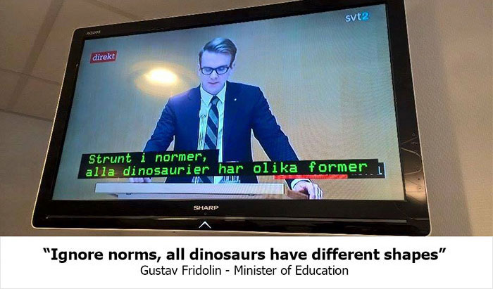 Swedish TV Accidentally Puts Subtitles From A Kid's Show Over A Political Debate, And It's Brilliant