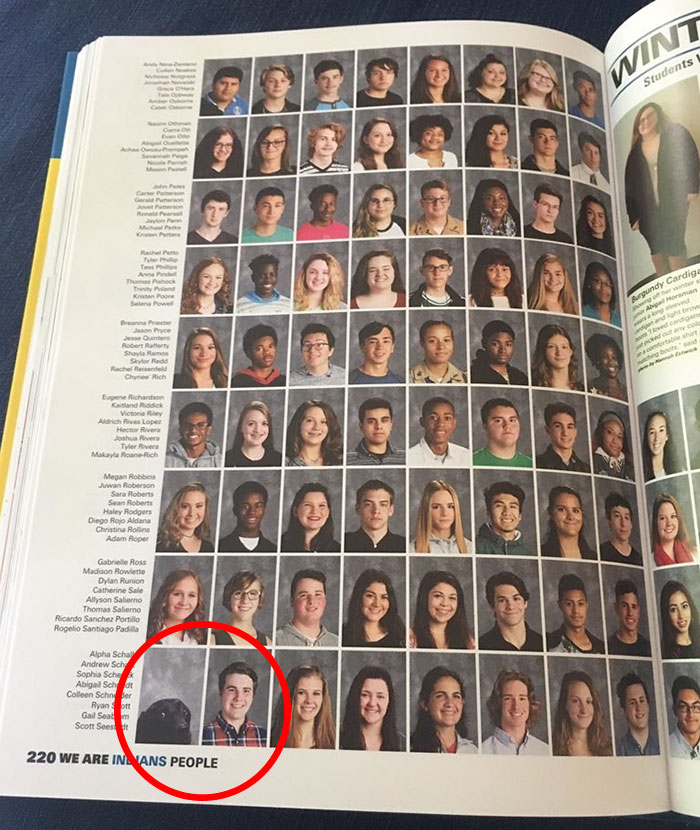 School Includes Teen's Dog In Yearbook, And That's No Accident