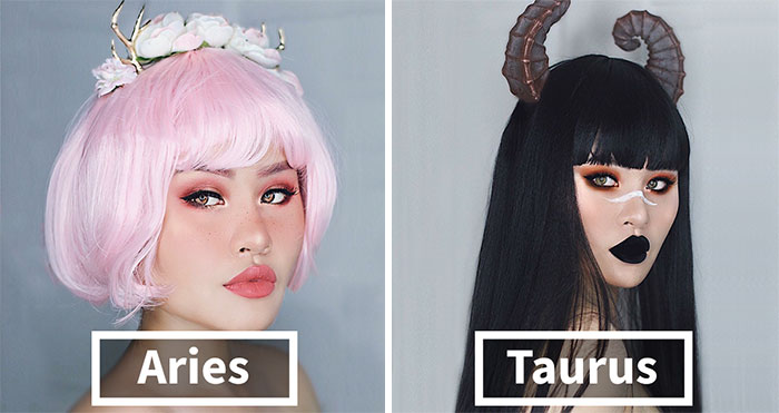 I Created 12 Makeup Looks According To Your Zodiac Signs
