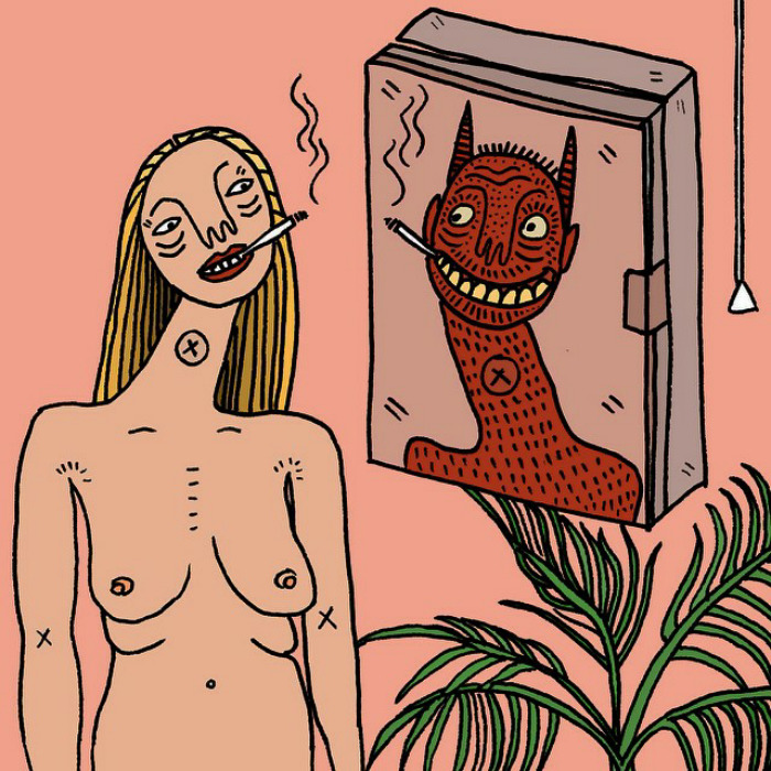 Girls-demons-illustrations-polly-nor