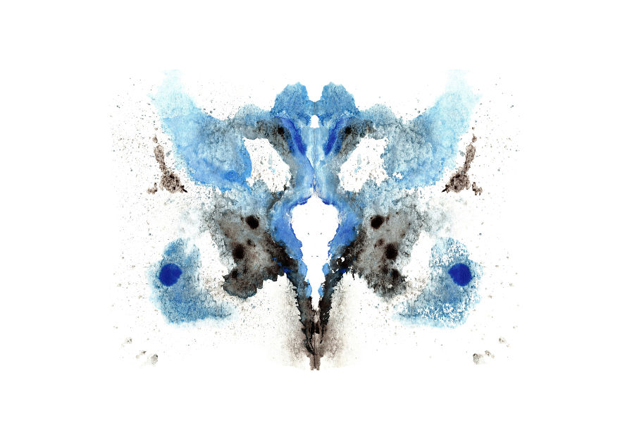 '' What Do You See?'' Paintings In Rorschach Style '' What Do You See?'' Paintings In Rorschach Style