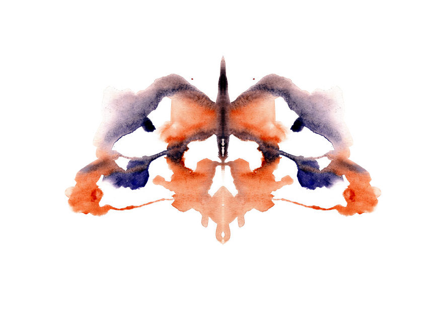 '' What Do You See?'' Paintings In Rorschach Style '' What Do You See?'' Paintings In Rorschach Style