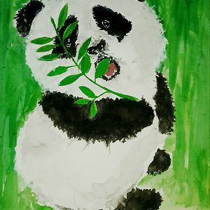 Painter panda