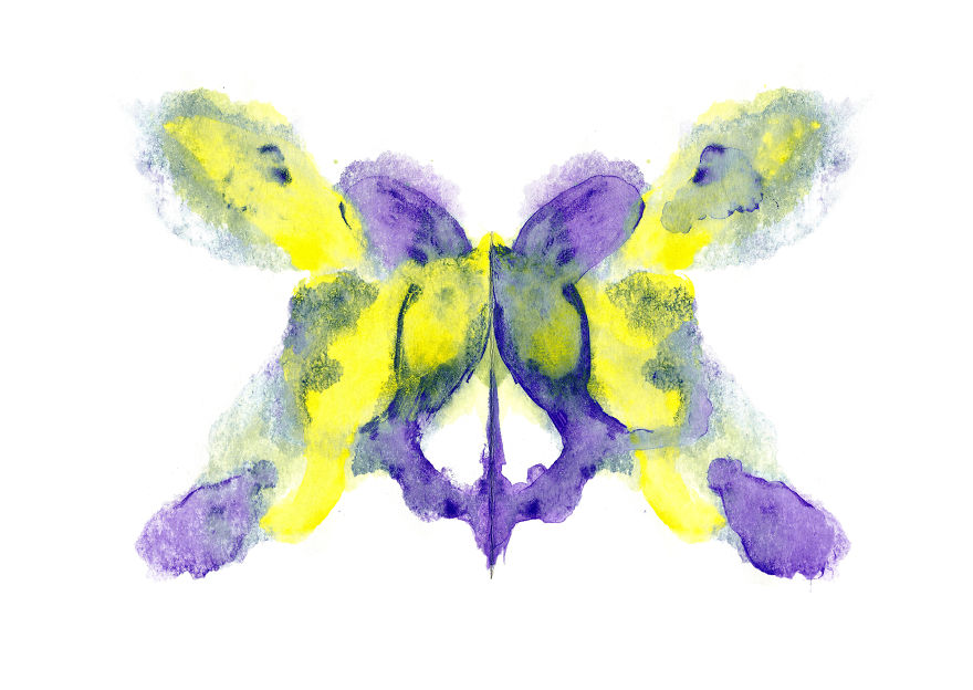 '' What Do You See?'' Paintings In Rorschach Style '' What Do You See?'' Paintings In Rorschach Style