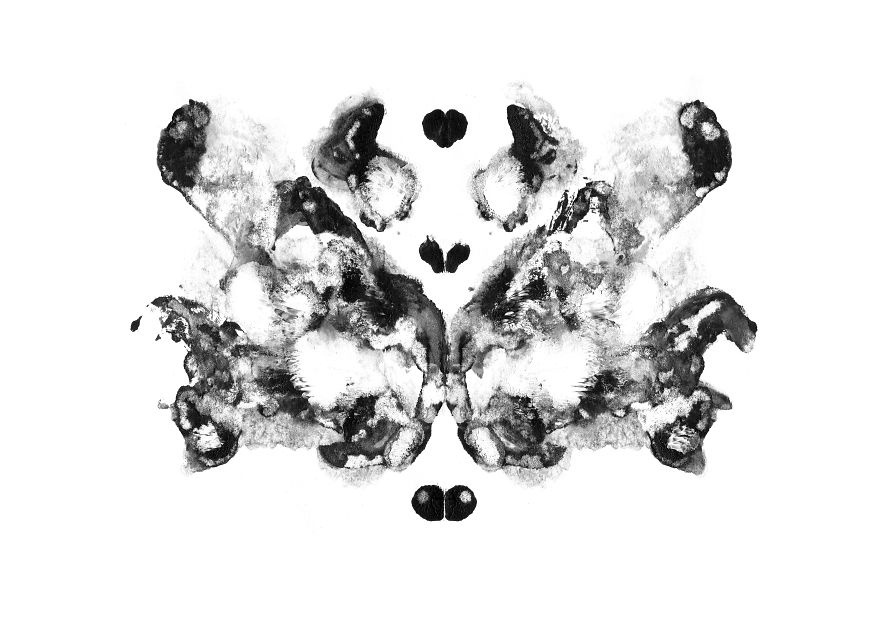 '' What Do You See?'' Paintings In Rorschach Style '' What Do You See?'' Paintings In Rorschach Style