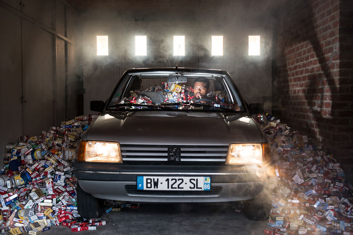 This Photographer Stored His Trash For 4 Years And Then Created This Powerful Photo Series