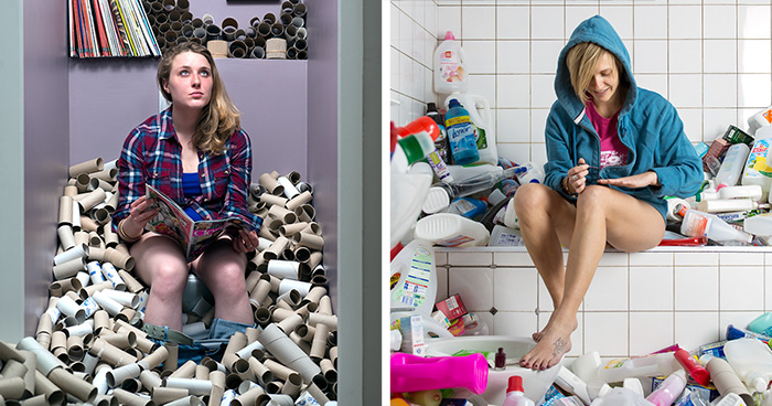After 4 Years Of Not Throwing Away His Trash This Photographer Created A Powerful Photo Series