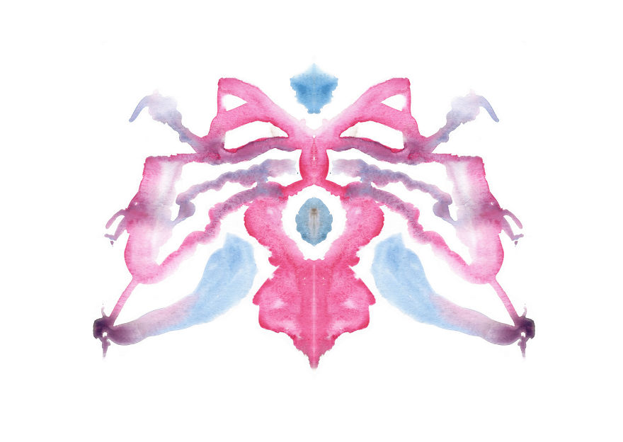 '' What Do You See?'' Paintings In Rorschach Style '' What Do You See?'' Paintings In Rorschach Style