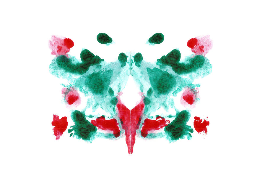 '' What Do You See?'' Paintings In Rorschach Style '' What Do You See?'' Paintings In Rorschach Style