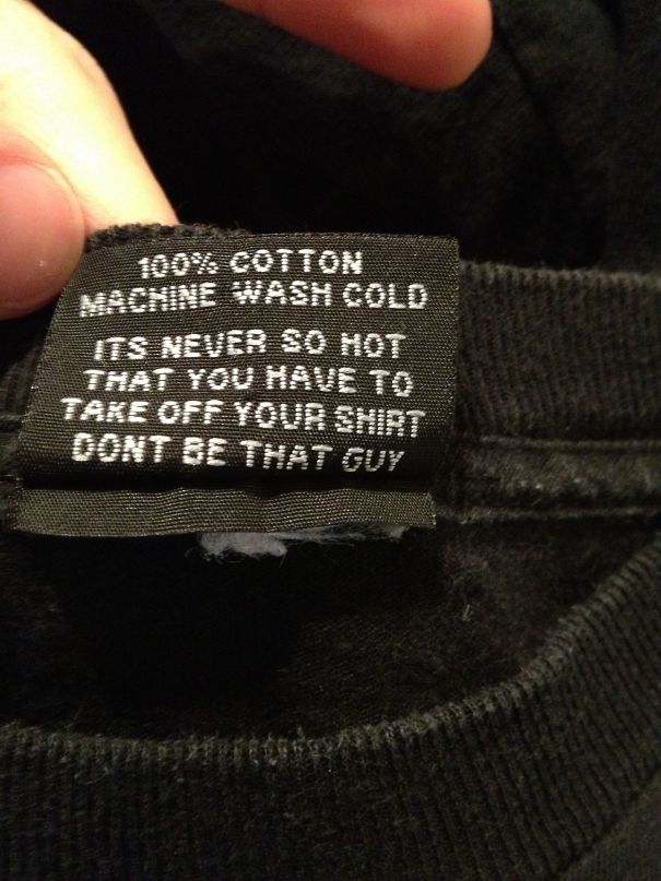 Bought This Shirt Today And Looked At The Tag...