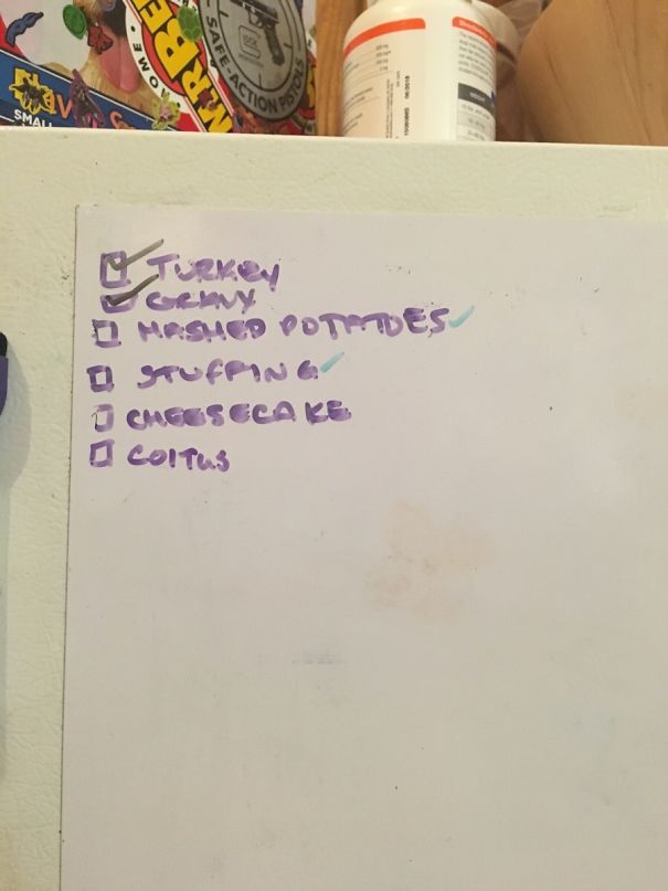 My Husband Added A Task To My Prethanksgiving Checklist