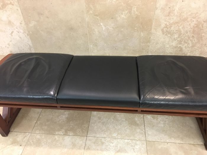This Seldom-Used Center Seat On This Bench For Three