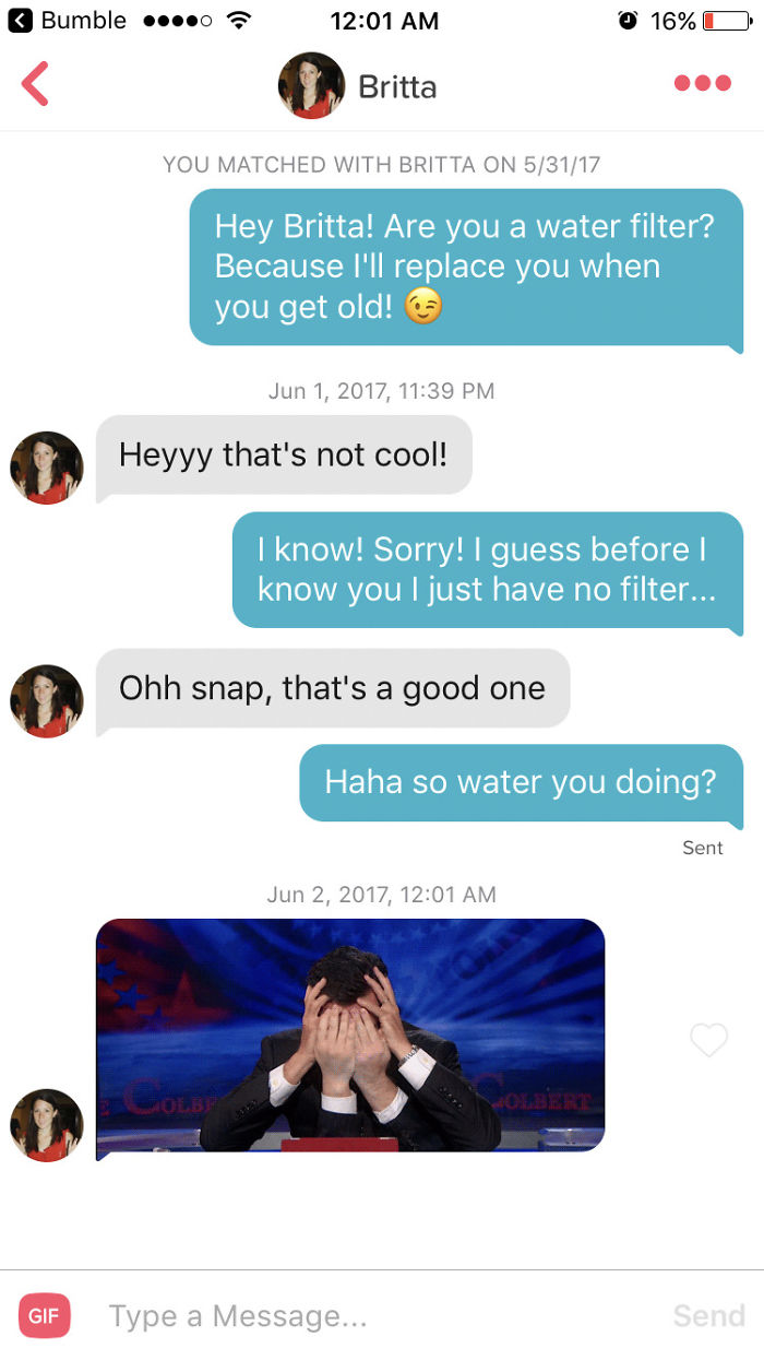 Water dating puns