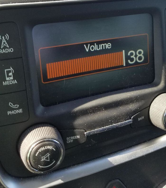 38 Is The Maximum Volume Of My Truck's Radio