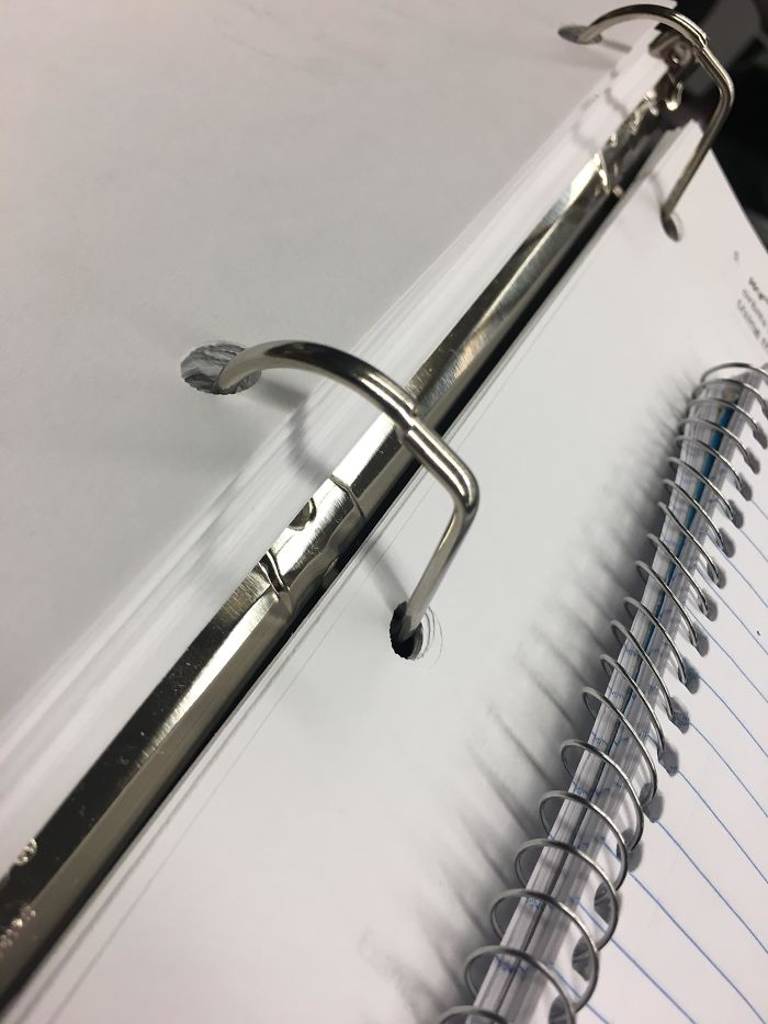 When Your Binder Rings Get Messed Up