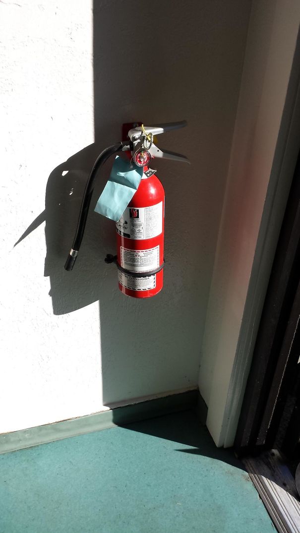 This Fire Extinguisher's Shadow Looks Like A Face