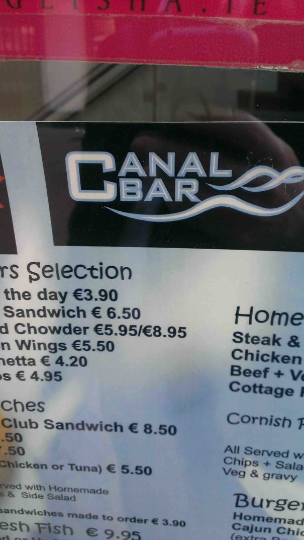 The Canal Bar Can Be A Very Uncomfortable Place