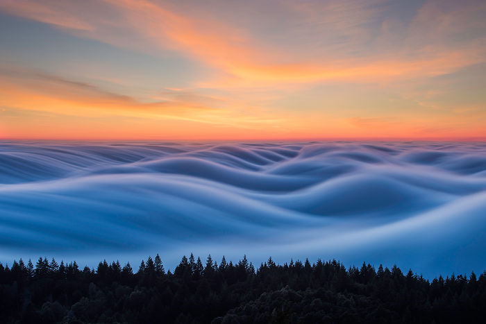Fog That Look Like Ocean Waves