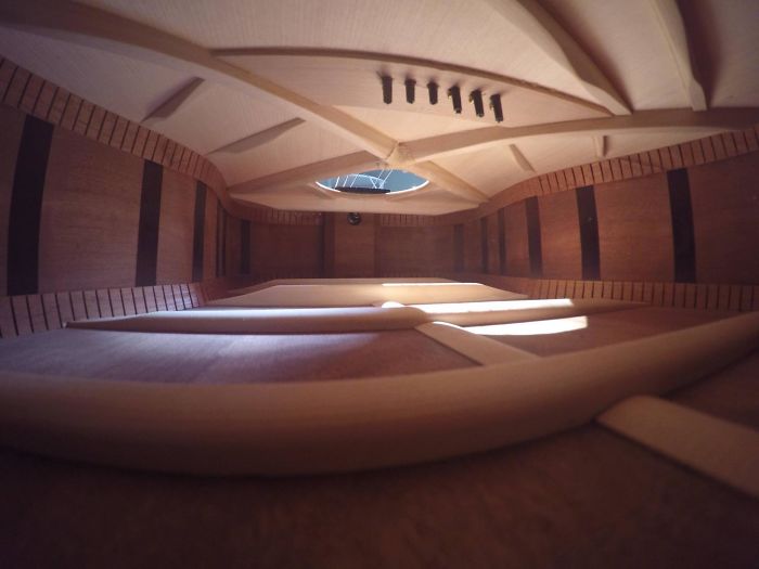 The Inside Of This Guitar Looks Like An Apartment I Can't Afford