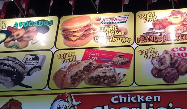I Was Worried Going To The Fair Would Break My Diet, But Thankfully They Had Slimfast Bars
