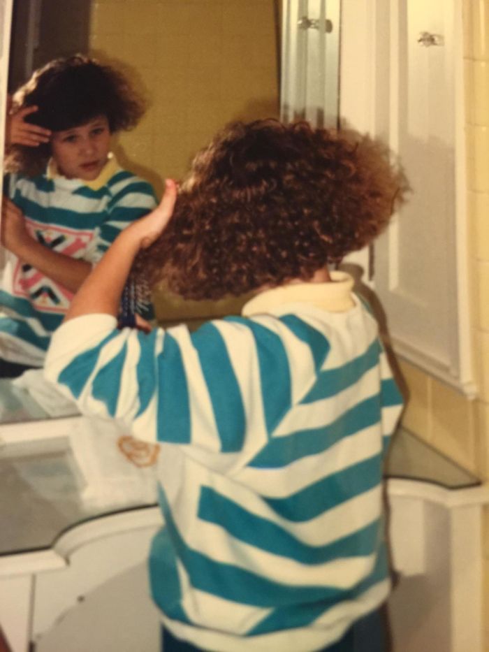 My Hair Was An Actual Triangle In 1987