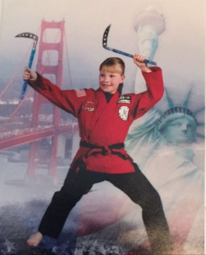 My Karate Days. And Yes, I Picked Out The Background Myself